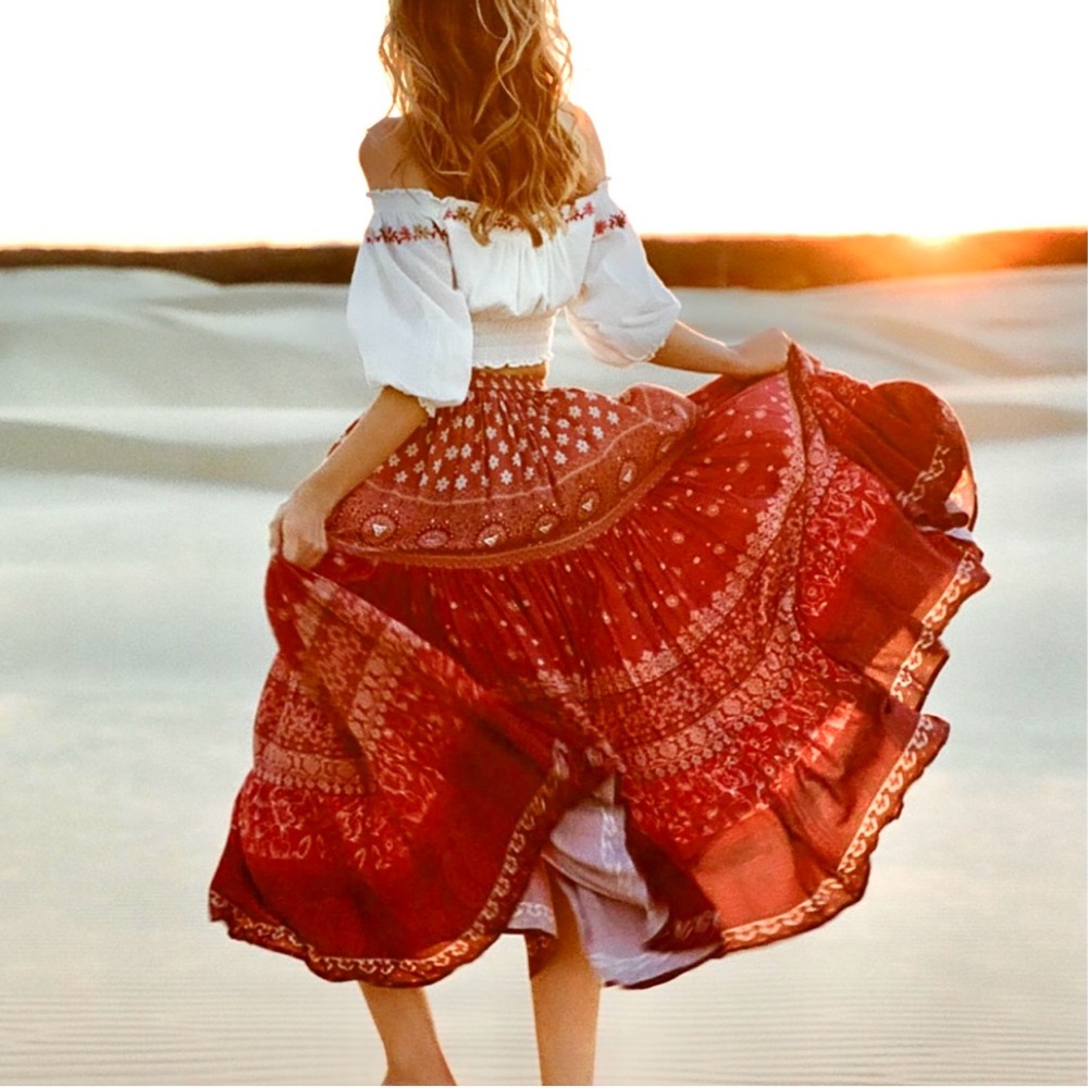 Spell & The Gypsy Collective | Tuula Gypsiana Maxi Skirt Rare! So XS